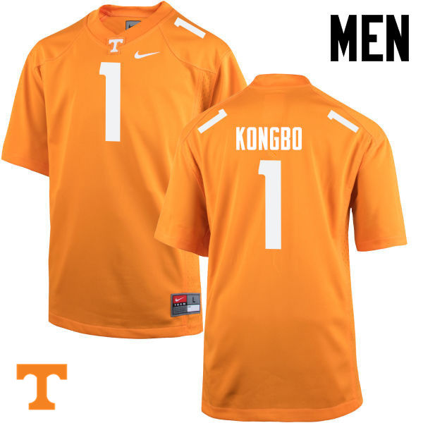 Men #1 Jonathan Kongbo Tennessee Volunteers College Football Jerseys-Orange